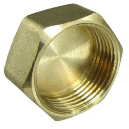 1 x Buchse Abbildung 300 33x42 (1"1/4) mit Bleisiegel Messing
