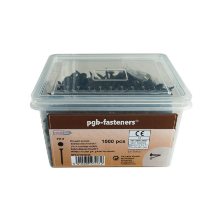 1 x Eimer Von 850 Schraube für Gipsplatte 3,5X35 Metallphosphat