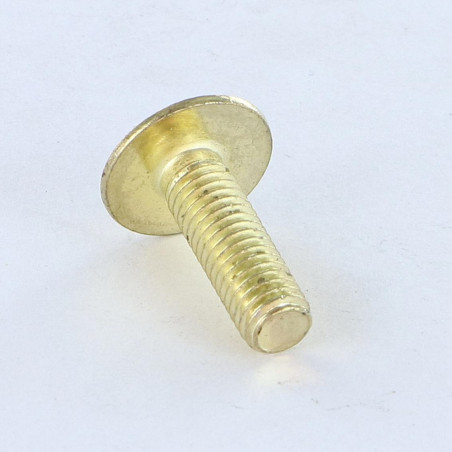 1 x Schraube Flachrundkopfschraube Gespalten In Kreuz M8x16 Messing
