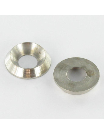 1 x SCHÜSSEL Schraube VOLL M5 Nickel Messing