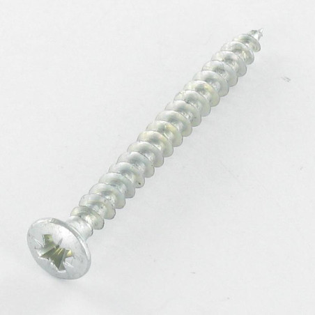 1 x Spanplattenschrauben Flacher Senkkopf Pozi 4X16 Verzinkt