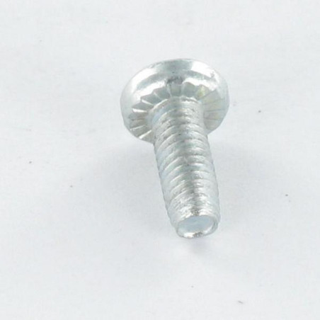 1 x Gewindefurchende Schraube Zylindrischer Flachkopf TORX Mit Gewinde Gespalten 5x10 Gezahnt Stahl schwarz verzinkt