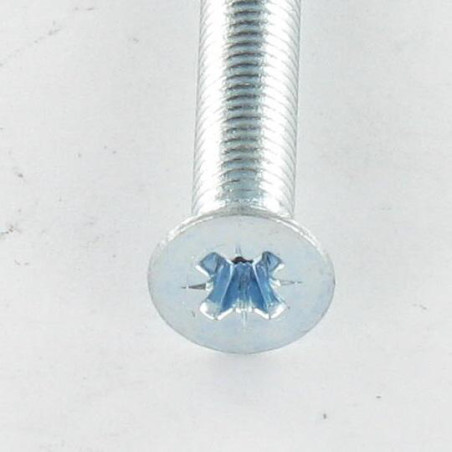 1 x Metallschrauben Senkkopfschraube Pozi PZ2 M3X8 Verzinkt Mikroschrauben