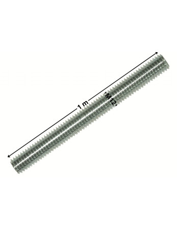 1 x Gewindestange M12 Länge 1 Meter Klasse 8.8...