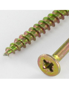Schraube Spax Senkkopfschraube Pozi N°2 4,5X35 Mit... 2