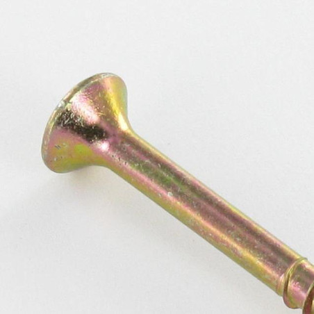 1 x Schraube Spax Senkkopfschraube Pozi N°2 4,5X35 Mit Gewinde 24 Teilgewinde Dichromat