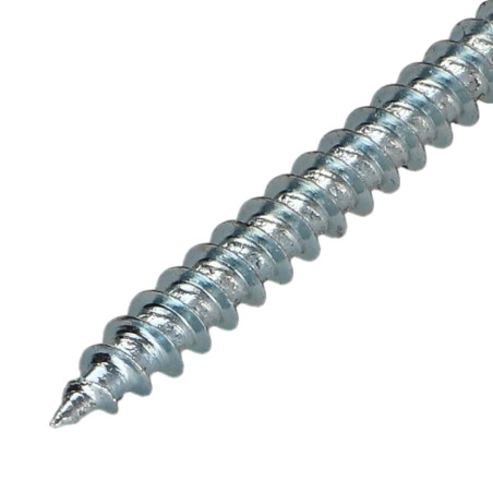 1 x Spanplattenschrauben Rundkopf Pozi N°2 4X40 Verzinkt