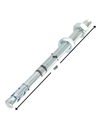 1 x Dübel BOZELENANKER R-XPT M6x100 Verzinkt...