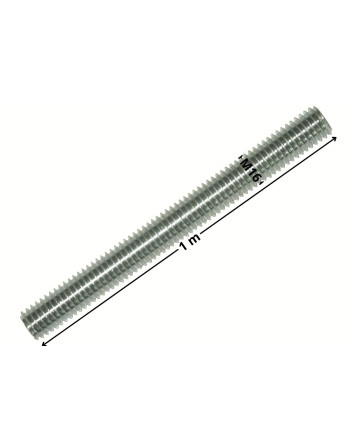1 x Gewindestange M16 Länge 1 Meter Klasse 4.8...