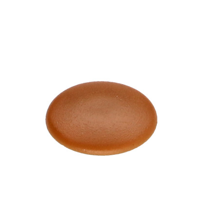 1 x Schraubenkopfabdeckung Polyethylen Pozi PZ3 Kopf-Durchmesser 12 RAL8001 braun