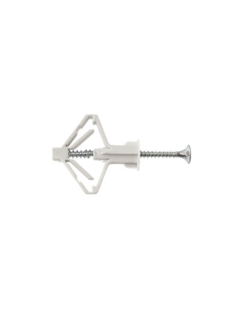 1 x Dübel Nylon Frühling 8x40 Mit Schraube 3,5...