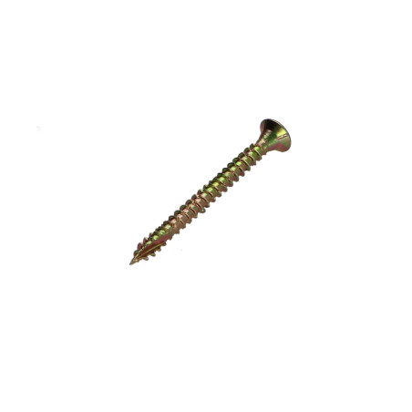 1 x Spanplattenschrauben Senkkopfschraube Pozi N°2 3,5X25 Gesamtgewinde cut Bohrspitze mit Typ 17 Spitze Dichromat
