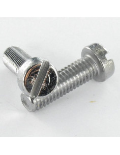 Metallschrauben Nickel Messing Zylindrischer Flachkopf...
