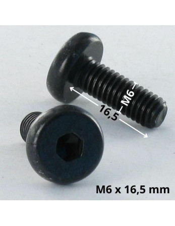 1 x Metallschrauben Breiter zylindrischer...