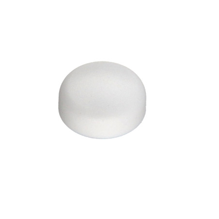 1 x Abdekkappe Zylindrischer Halbrundkopf Schraube Durchmesser ST4.8 Polyethylen RAL9010 reinweiß