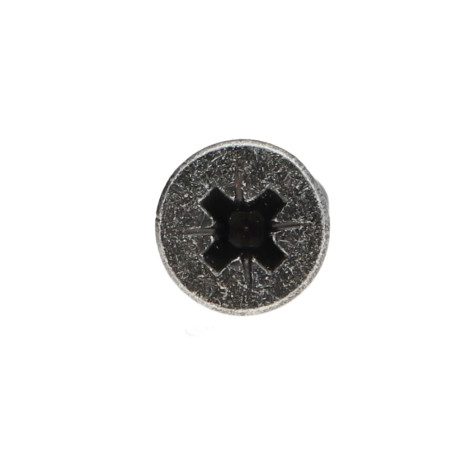 1 x Spanplattenschrauben Premium Senkkopfschraube Pozi N°2 4,5X45 Stahl schwarz verzinkt