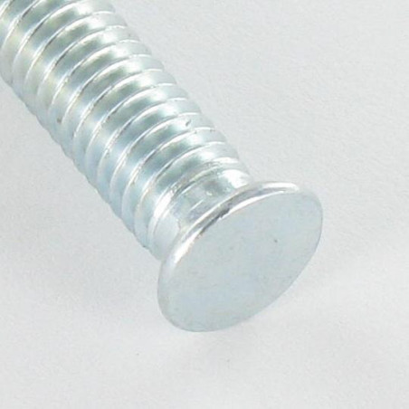 1 x Metallschrauben Senkkopfschraube Gezahnt M6x15 Kopf-Durchmesser 8,5 Verzinkt