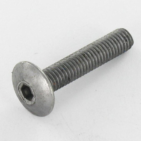 1 x Schraube Flachrundkopfschraube Schraubenschlüssel 4 M6x35 Kopf-Durchmesser 10 Rohstahl