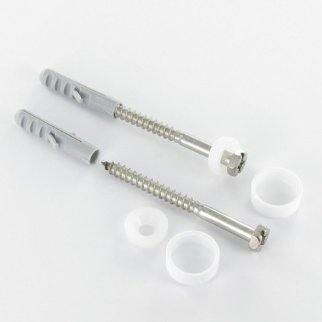 1 x KIT Befestigung WC Schraube Edelstahl 6X70 Fischer