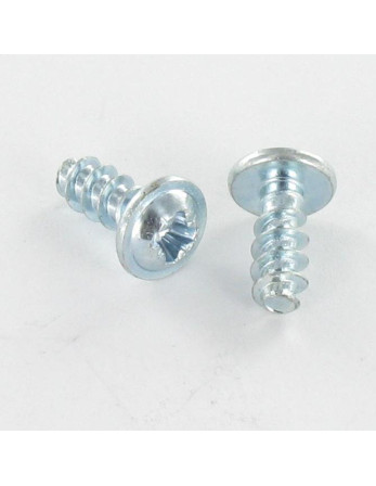 1 x Schraube PVC Flachrundkopfschraube Pozi 2...