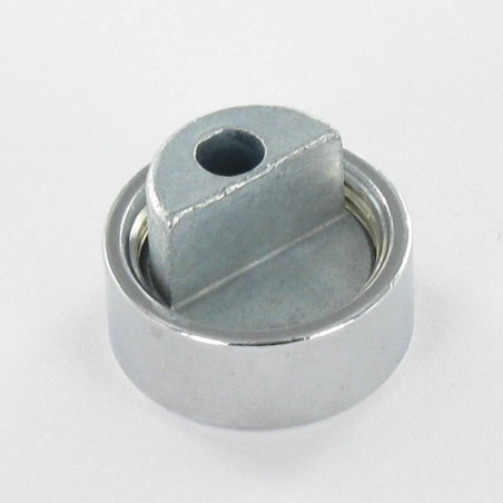 1 x Schraube Verschromtem Messing +BASIS Zamack Für Spiegel 18