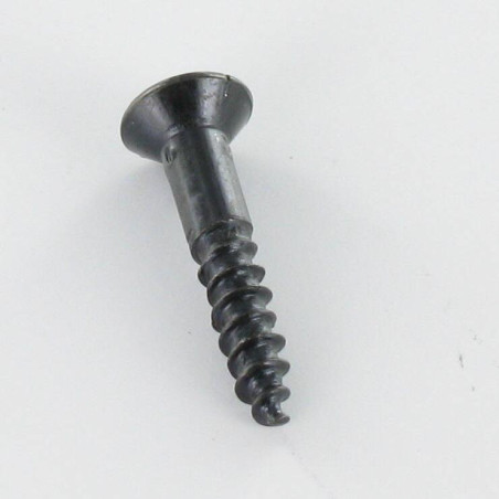 1 x Holzschraube Flacher Senkkopf Pozi 2 3,5X20 Stahl schwarz verzinkt