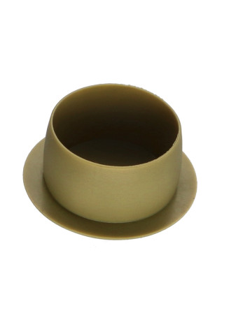 1 x Kappe Glatt 25x32 LG13 Polyethylen RAL1020