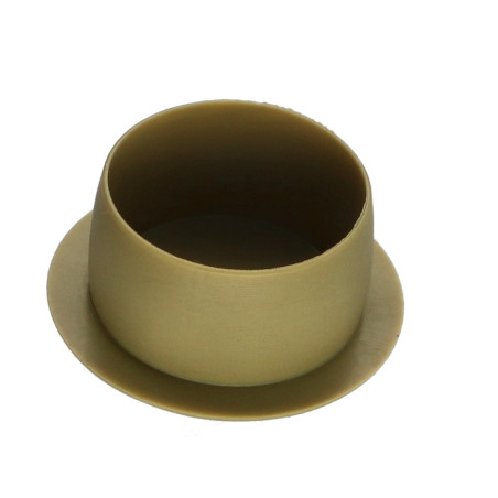 1 x Kappe Glatt 25x32 LG13 Polyethylen RAL1020