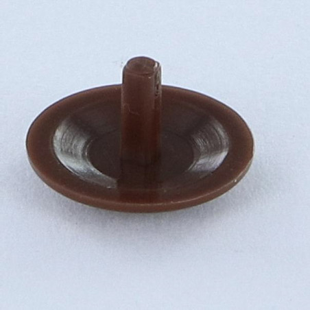 1 x Abdekkappe Spax Nylon MAHAGONI Kopf-Durchmesser 15 QUEU2.5X7