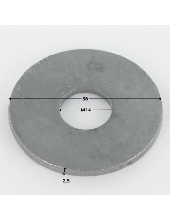 1 x Scheiben/Unterlegscheibe Flach M14x36x2,5 L...