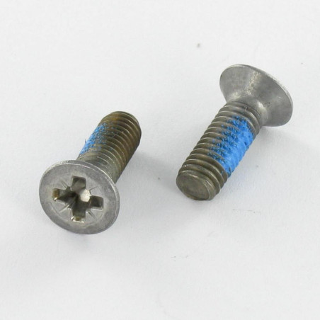 1 x Metallschrauben Senkkopfschraube Pozi PZ3 M5x20 Verzinkt Schraubensicherung