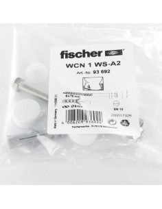 KIT Befestigung WC Schraube Messing 6X70 Fischer