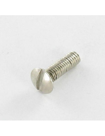 1 x Metallschrauben Nickel Messing Flacher...