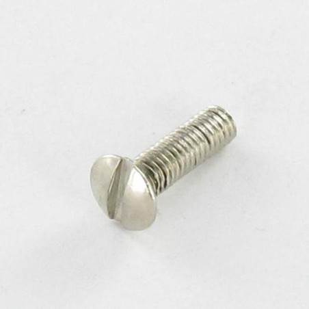 1 x Metallschrauben Nickel Messing Flacher Senkkopf Gespalten M3X10 Mikroschrauben