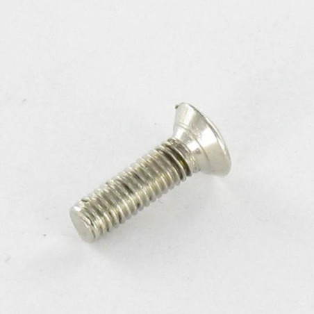 1 x Metallschrauben Nickel Messing Flacher Senkkopf Gespalten M3X10 Mikroschrauben