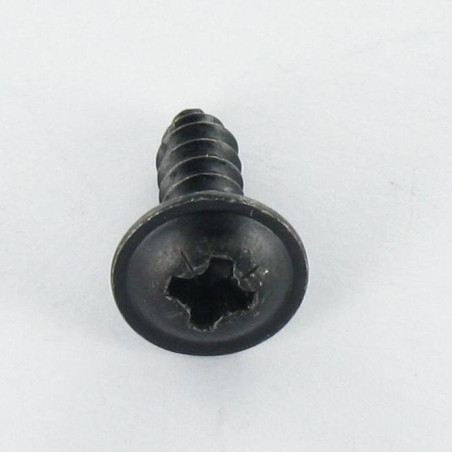 1 x Blechschraube Flachrundkopfschraube Pozi 4,2 x 13 Stahl schwarz verzinkt