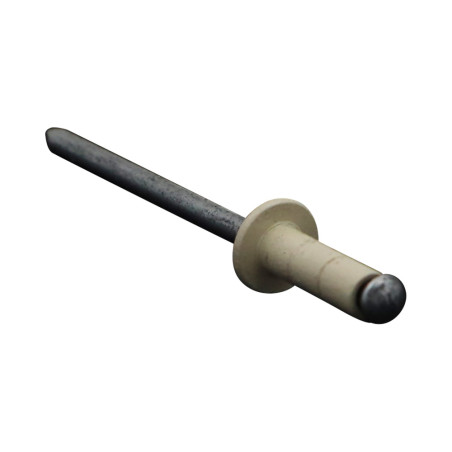 1 x Blindniete Multigrip Aluminium Stahlgewinde TRS 4x12 RAL1013 perlweiß