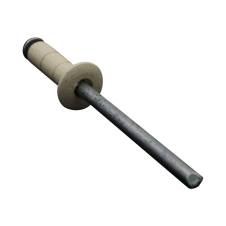 1 x Blindniete Multigrip Aluminium Stahlgewinde TRS 4x12 RAL1013 perlweiß