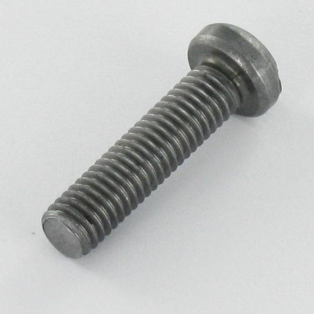 1 x Metallschrauben Zylindrischer Flachkopf POZI und gespalten M5x20 Rohstahl
