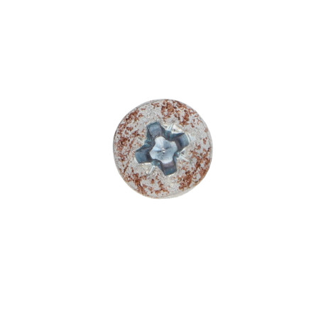 1 x Spanplattenschrauben Rundkopf Pozi N°2 4x20 Verzinkt Rost