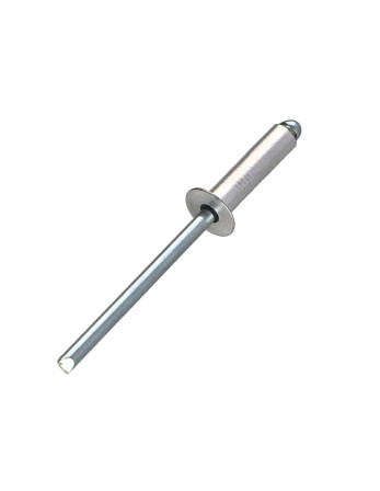 1 x Blindniete Aluminio Vástago acero 4,8 x 25...