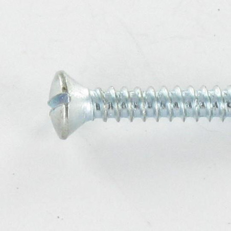 1 x Blechschraube Flacher Senkkopf Gespalten 4,2 x 50 Verzinkt