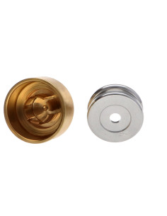 Haken dekorativ Messing mit Befestigung multimaterial... 2