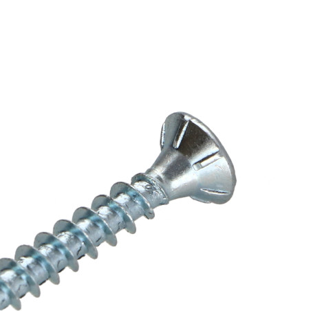 1 x Spanplattenschrauben TEKOR Senkkopfschraube Gezahnt Pozi N°2 3,5X35 cut Bohrspitze mit Typ 17 Spitze Gesamtgewinde
