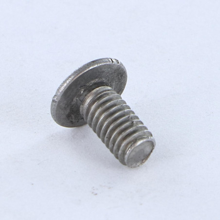 1 x Metallschrauben Zylindrischer Flachkopf Nicht gespalten M4X8 Kopf Glatt 8 Dicke 1 Rohstahl