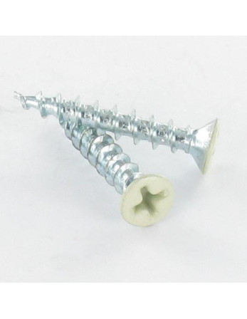 1 x Schraube PVC Flacher Senkkopf Phillips...