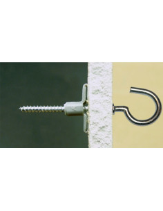Dübel Nylon 8x40 Mit Haken mit flansch 4x45 2