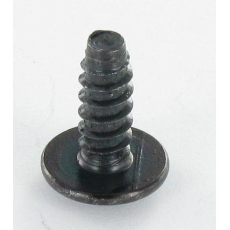 1 x Blechschraube Flachrundkopfschraube Pozi 4,8 x 9,5 Stahl schwarz verzinkt Ohne Nagel