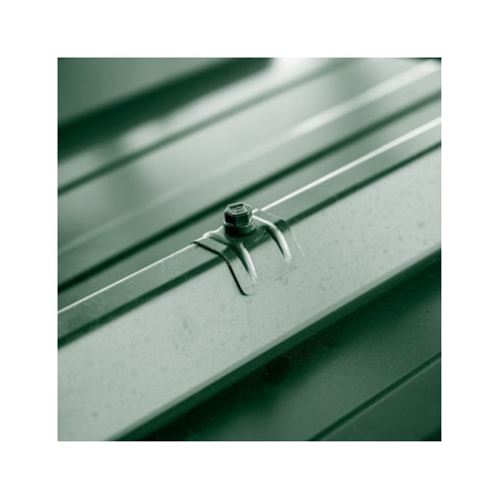 1 x Selbstbohrende Schrauben mit Reiter für Dächer 2 stück Type E1 RAL6009 tannengrün 6,3 x 100