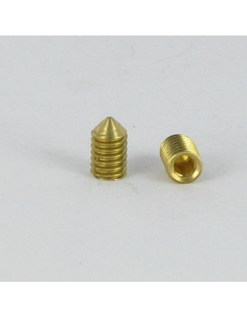 1 x Metallschrauben Messing Madenschraube...